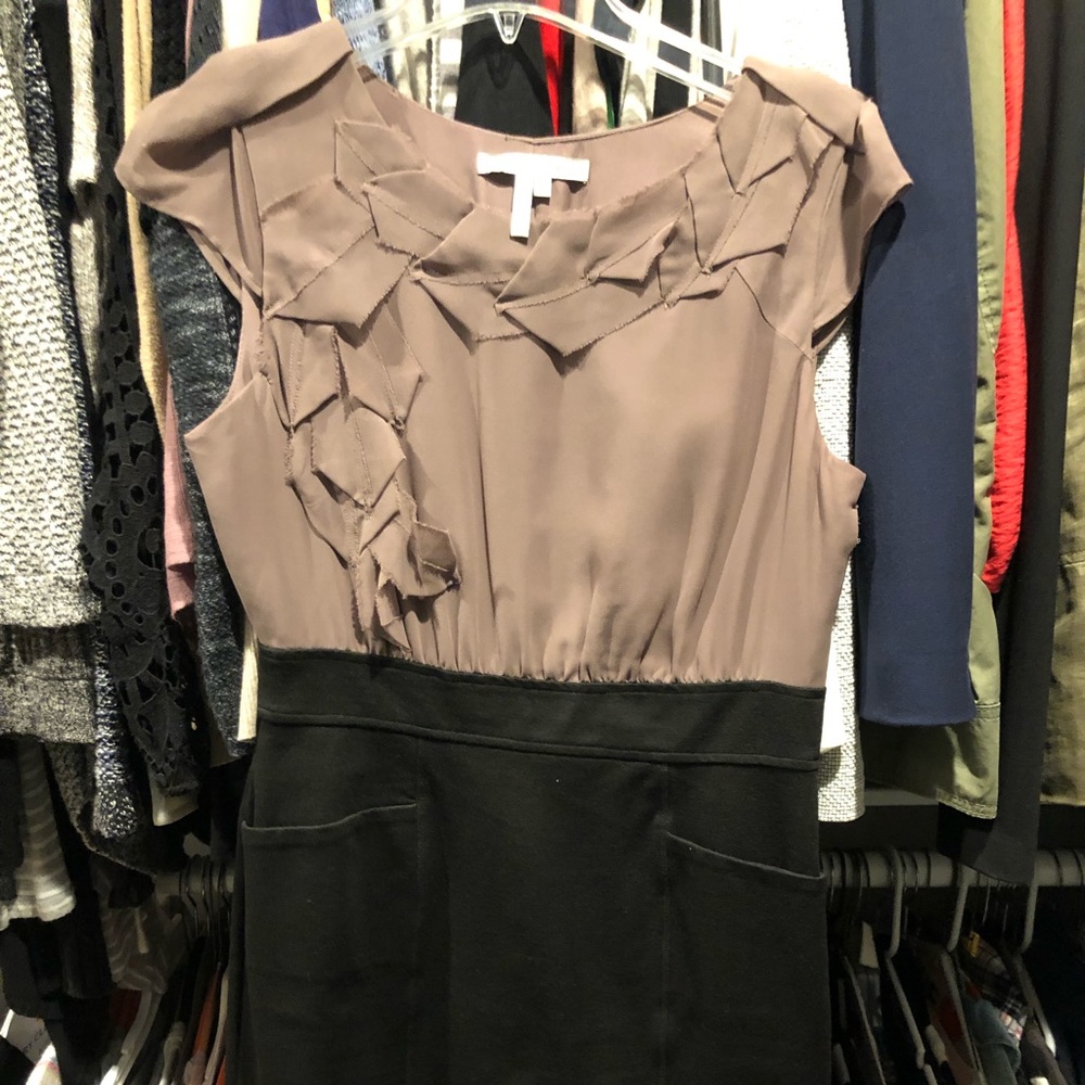 Dress - 2 material, 1 piece, looks like 2